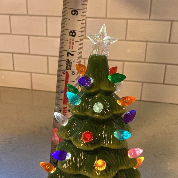Vintage Ceramic Light Up Christmas Tree Small - Picture 2 of 5